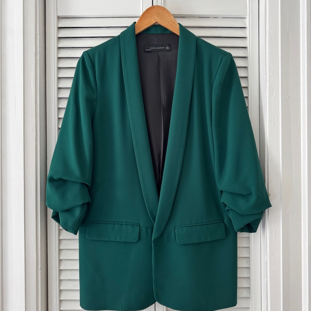 Zara Emerald Green Women's Blazer - S